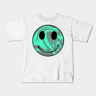 Mint swirled smile Kids T-Shirt